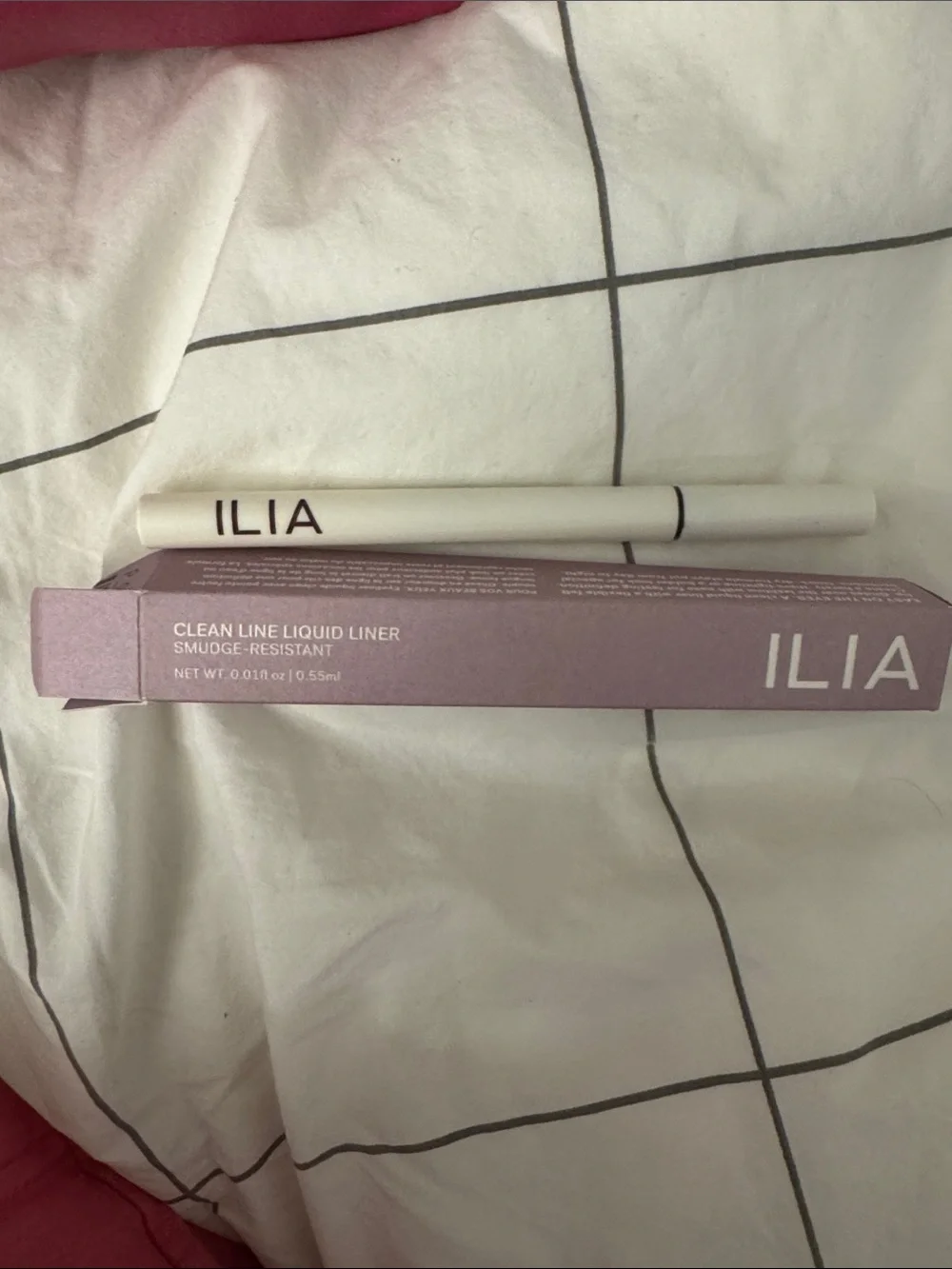 ILIA Clean Line Liquid Liner — White Pen with Black Tip